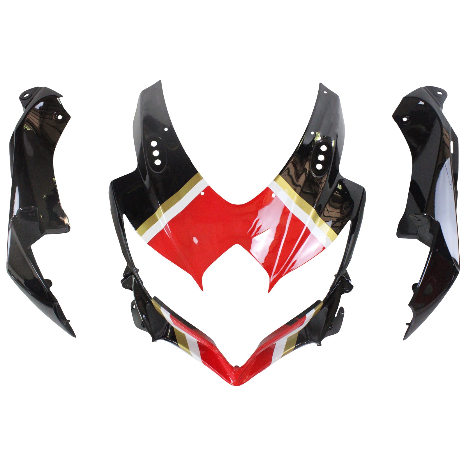 Amotopart Suzuki GSXR 600/750 2008-2010 Kit Carénage Carrosserie Plastique ABS K8