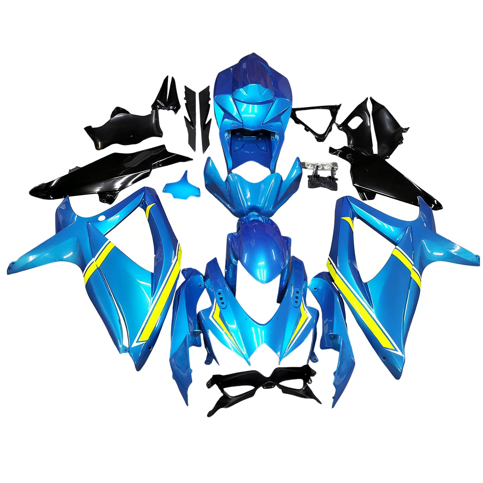 Kit de carénage en plastique ABS pour Suzuki GSXR 600/750 2008-2010 K8