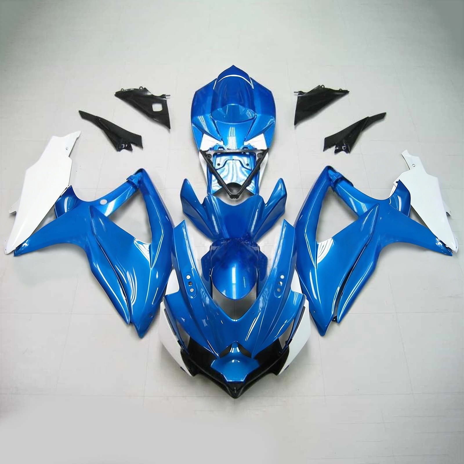 Amotopart Suzuki GSXR 600/750 2008-2010 ABS kunststof carrosseriekuipset K8