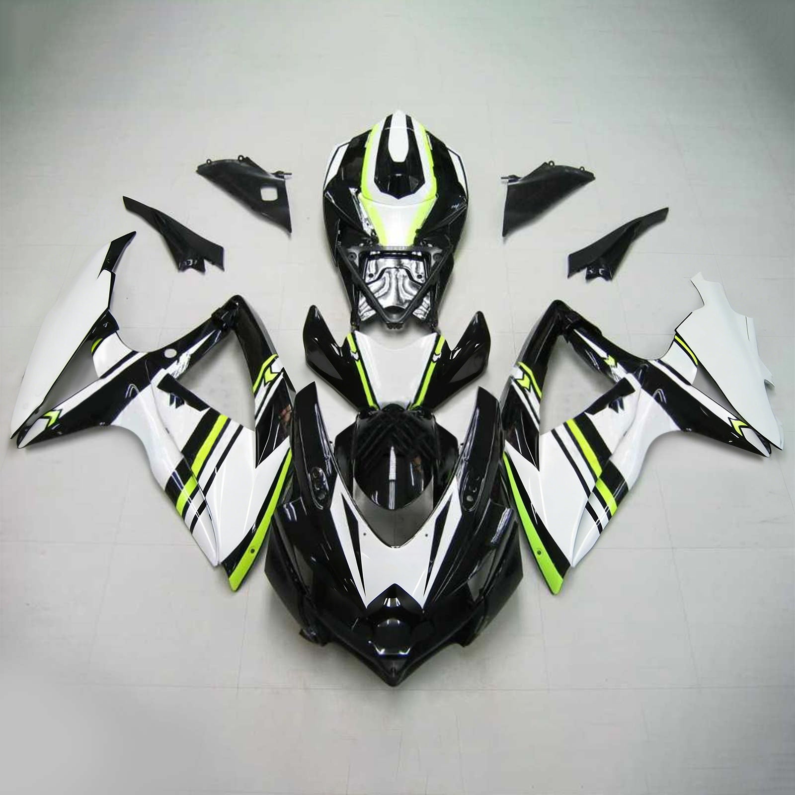 Amotopart Suzuki GSXR 600/750 2008-2010 ABS kunststof carrosseriekuipset K8