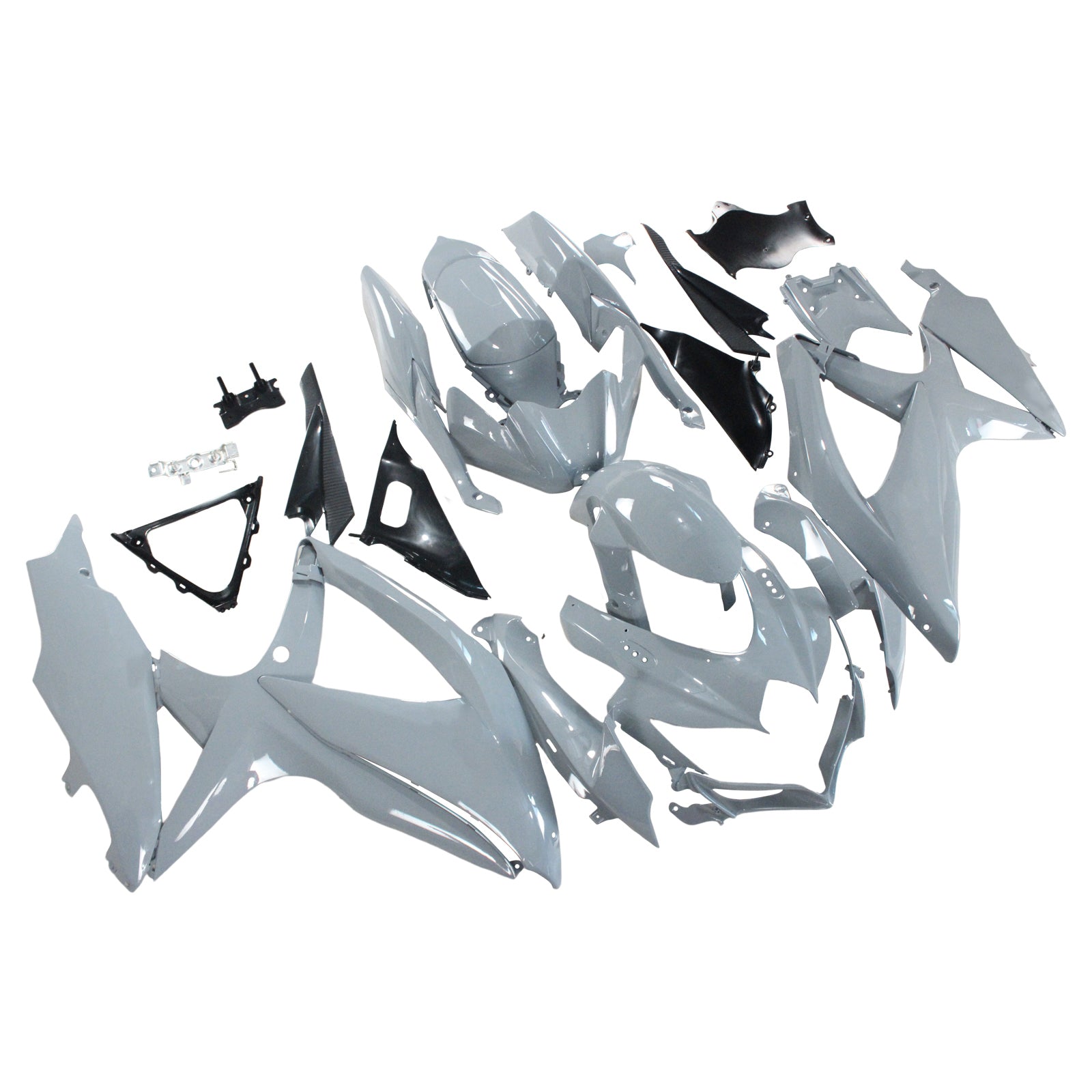Amotopart Suzuki GSXR 600/750 2008-2010 Kit Carénage Carrosserie Plastique ABS K8