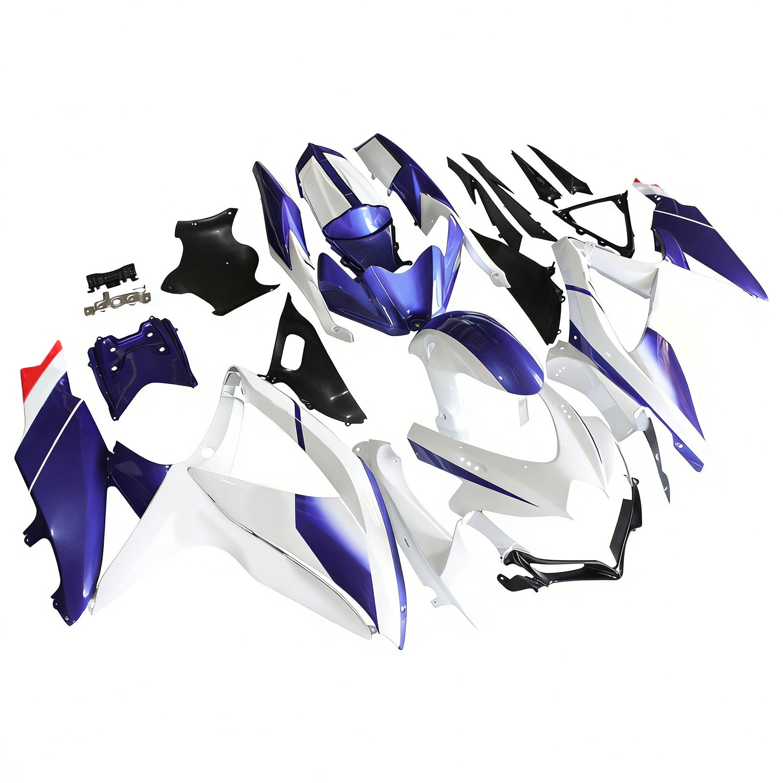 Amotopart Suzuki GSXR 600/750 2008-2010 Zestaw z tworzywa sztucznego ABS K8