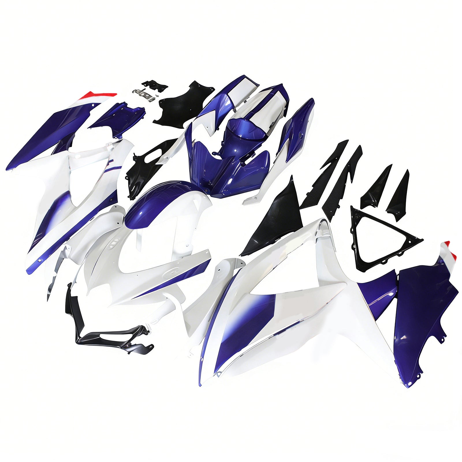 Amotopart Suzuki GSXR 600/750 2008-2010 Zestaw z tworzywa sztucznego ABS K8