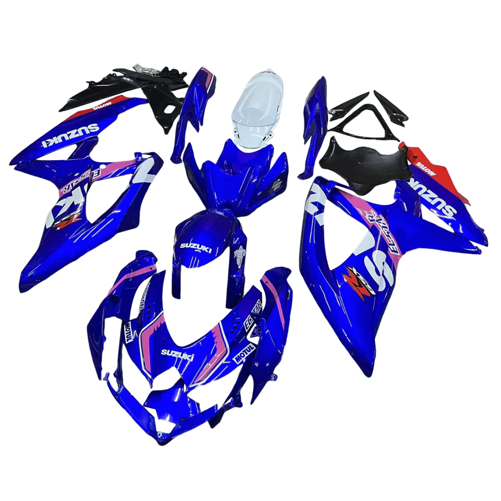 Amotopart Suzuki GSXR 600/750 2008-2010 Kit Plastic Bodest ABS K8