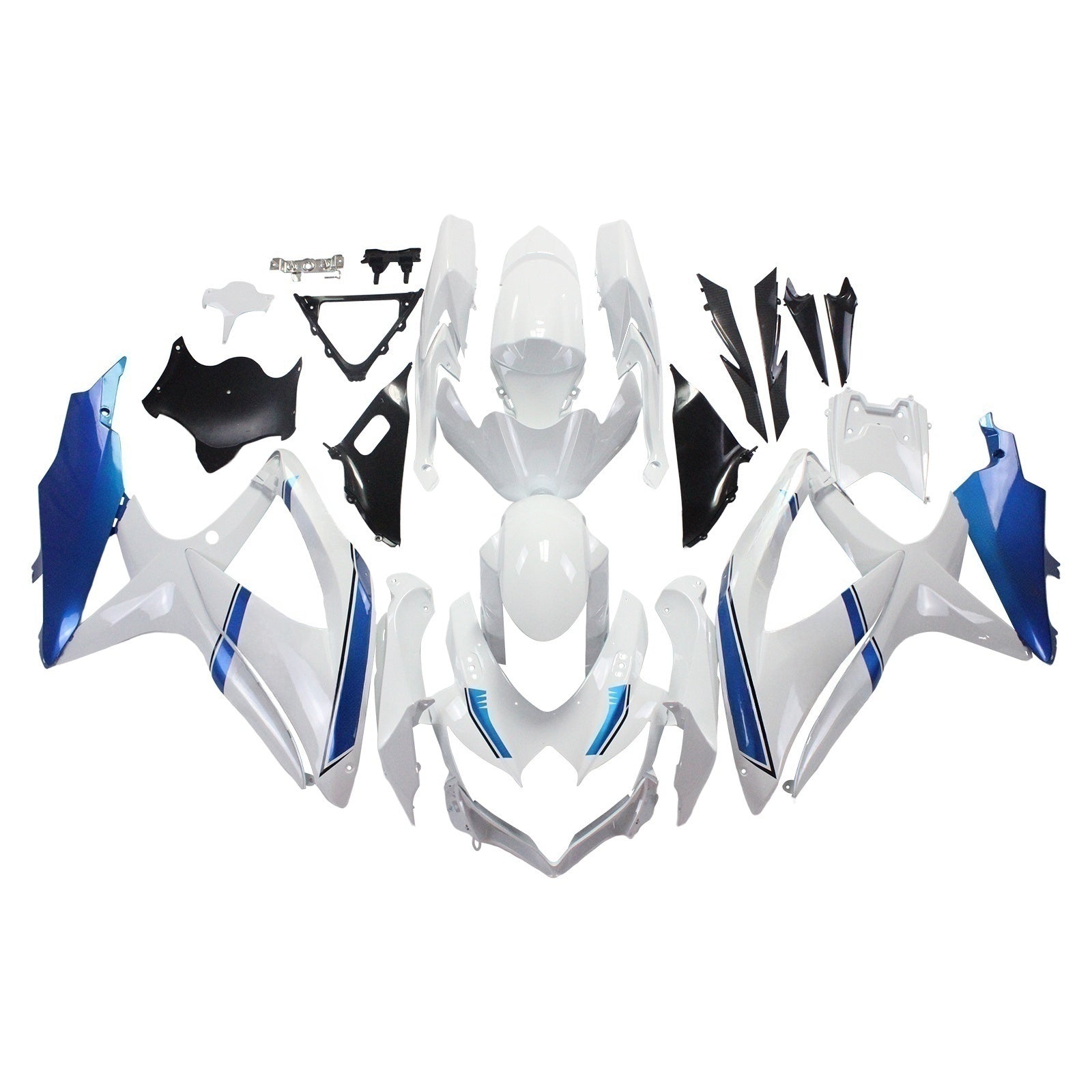 Amotopart Suzuki GSXR 600/750 2008-2010 Kit Plastic Bodest Abs K8