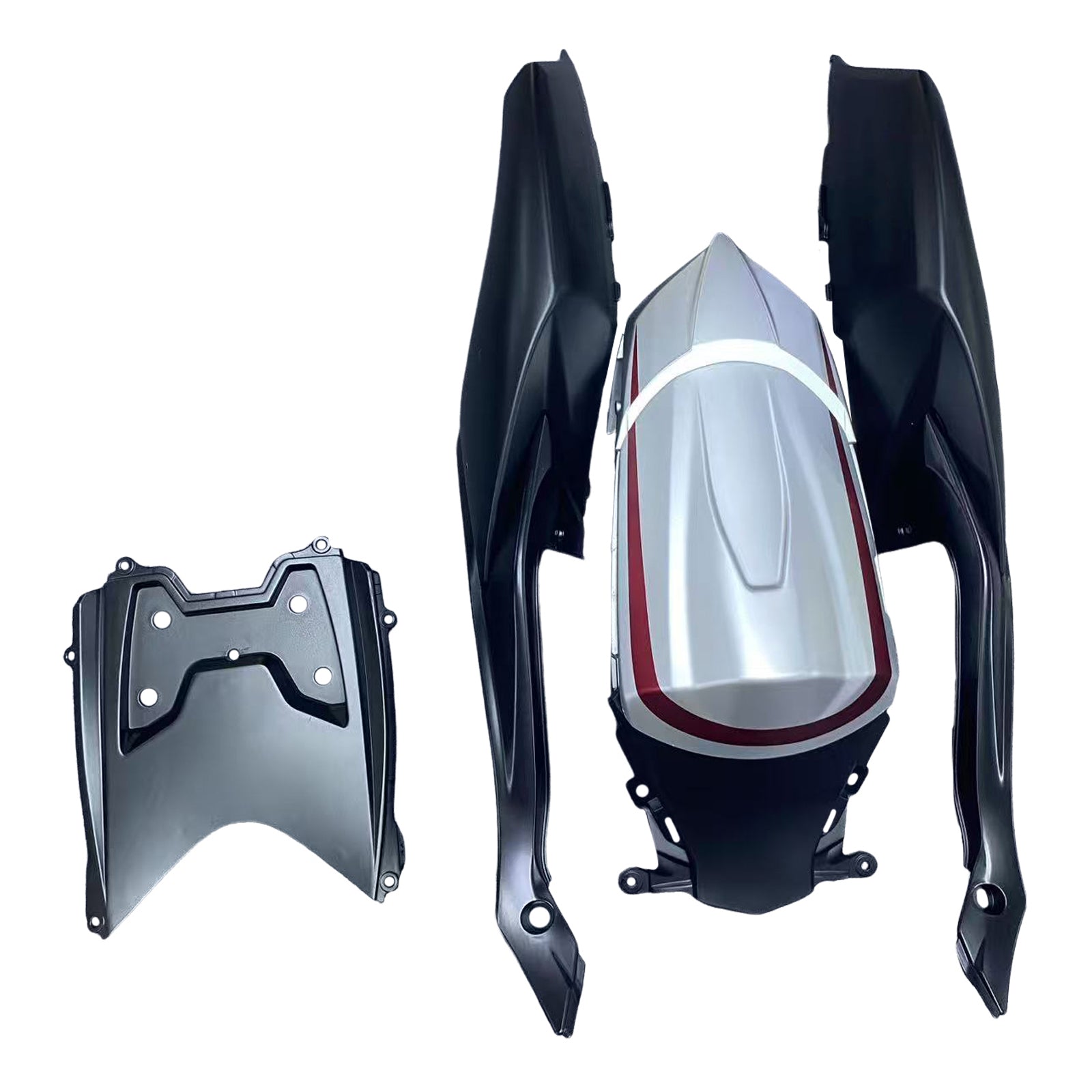 Amotopart Suzuki GSXR 600/750 2008-2010 K8 Kit Carénage Carrosserie Plastique ABS