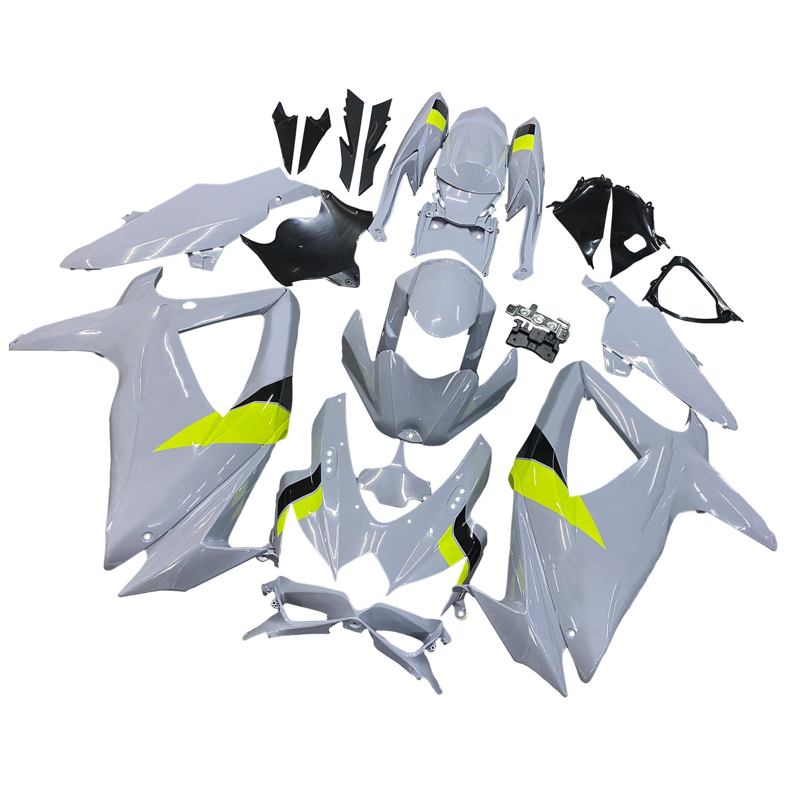 Amotopart Suzuki GSXR 600/750 2008-2010 K8 Kit Carrosserie Plastic Abs