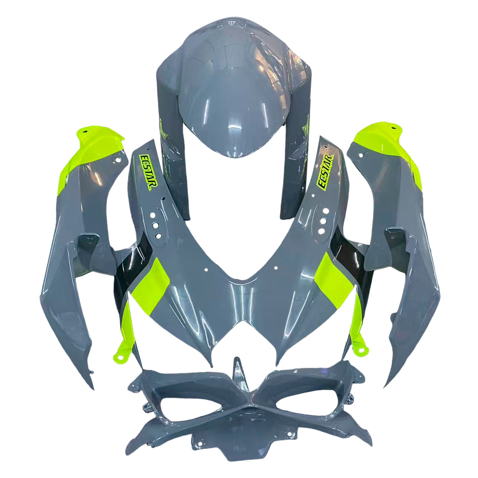 Amotopart Suzuki GSXR 600/750 2008-2010 K8 Kit Carrosserie Plastic ABS