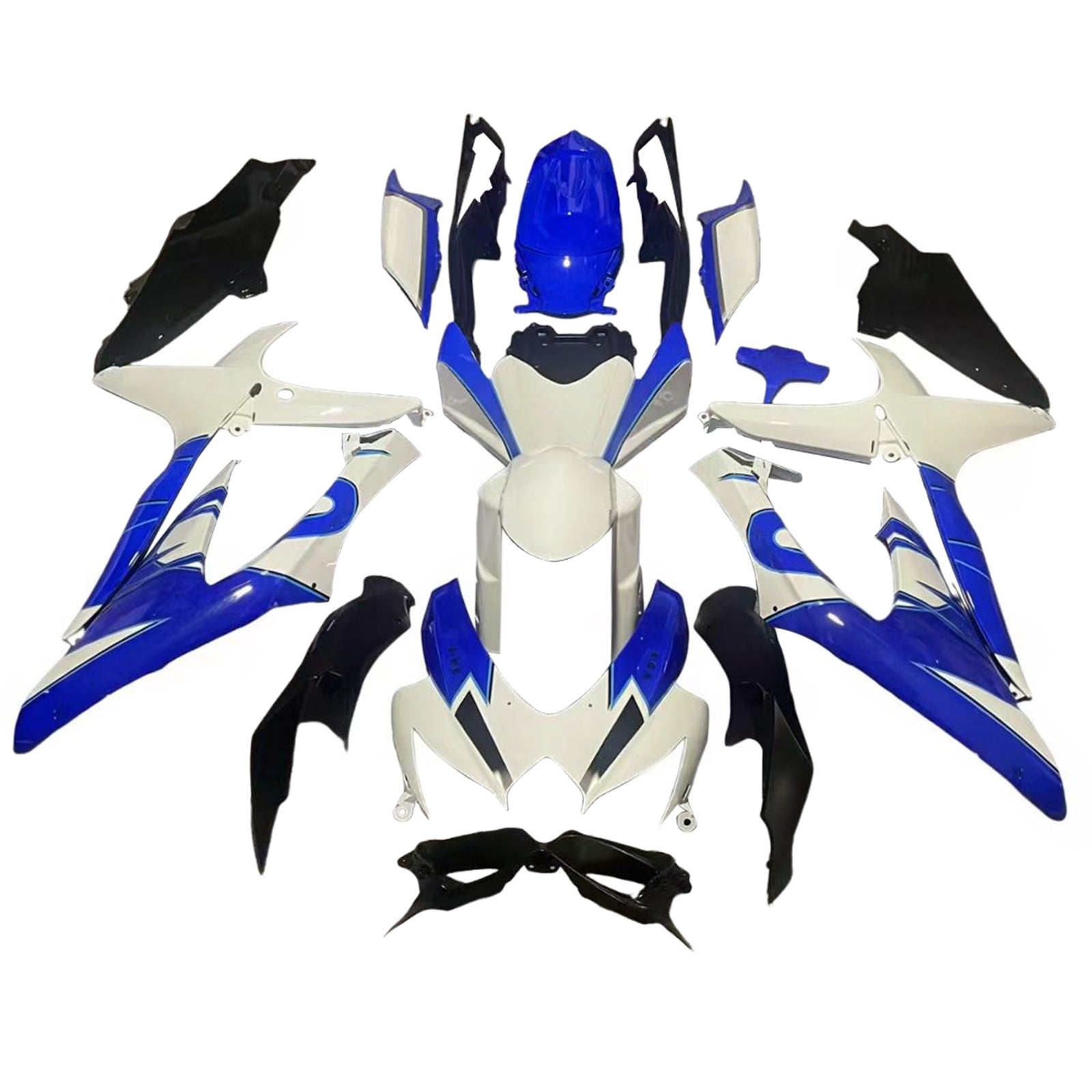 2008-2010 Suzuki GSXR 600/750 K8 Kit de carénage injection Bodywork Abs en plastique