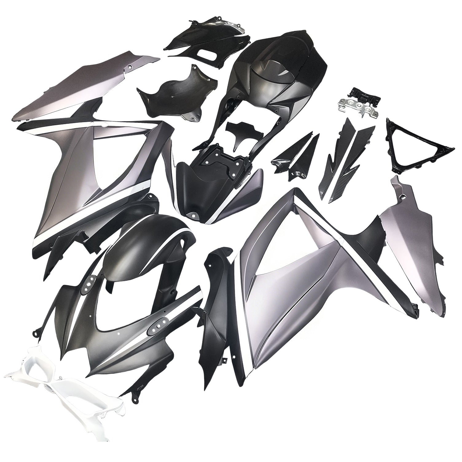 2008-2010 Suzuki GSXR 600/750 K8 Kit de carénage injection Bodywork Abs en plastique