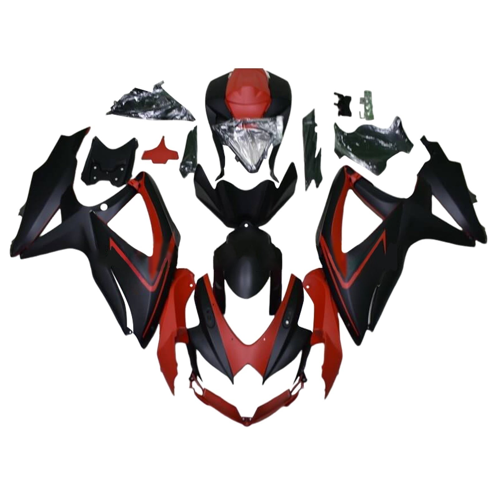 2008-2010 Suzuki GSXR 600/750 K8 Zestaw owiewek wtryskowych Nadwozie z tworzywa ABS