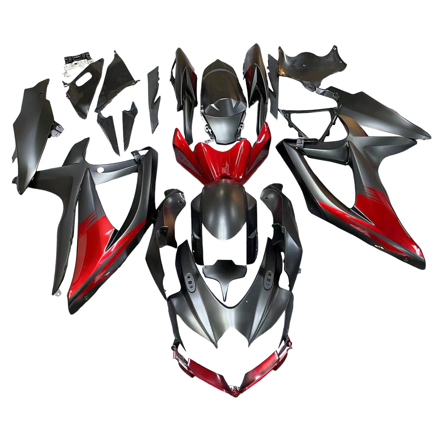 2008-2010 Suzuki GSXR 600/750 K8 Zestaw owiewek wtryskowych Nadwozie z tworzywa ABS