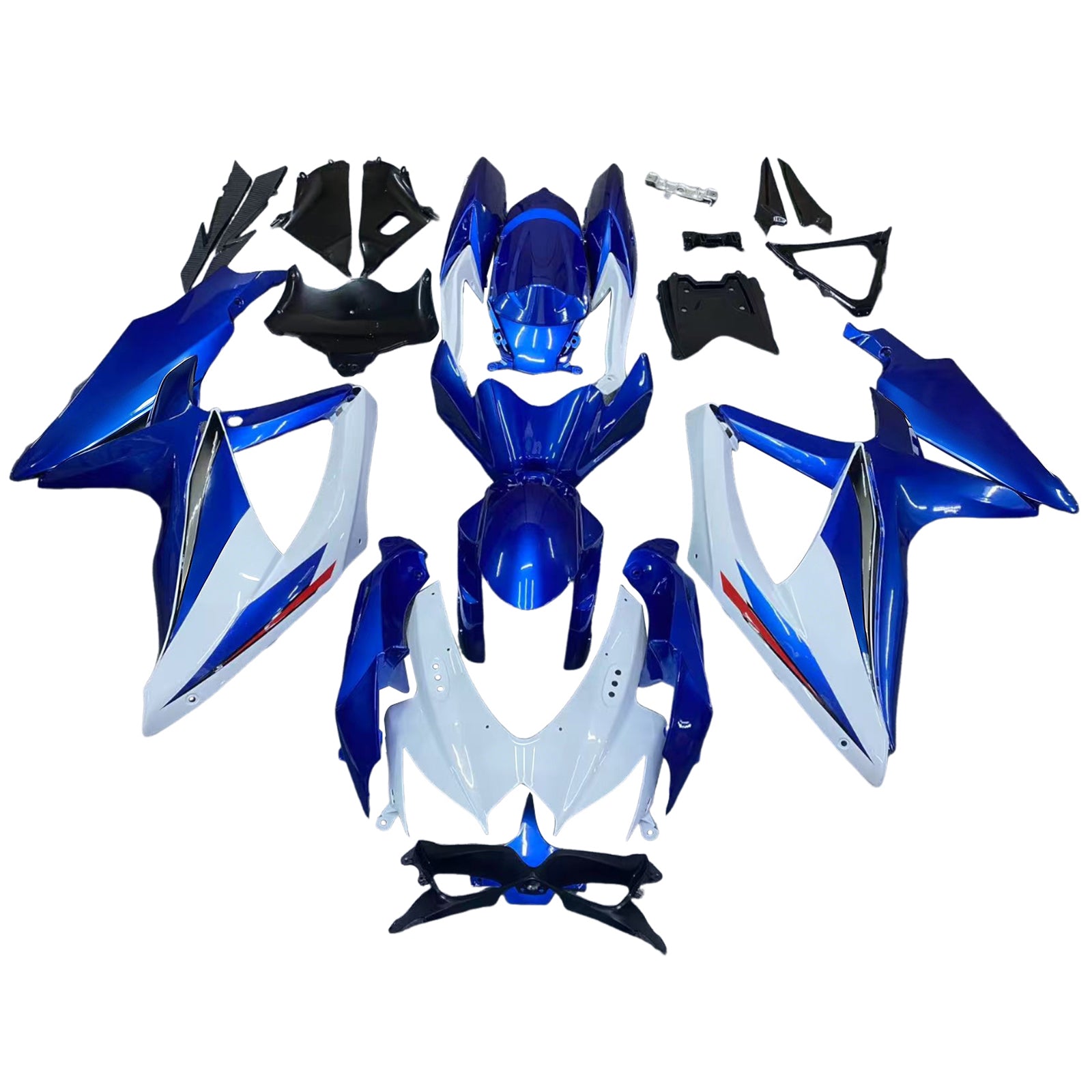 2008-2010 Suzuki GSXR 600/750 K8 Zestaw owiewek wtryskowych Nadwozie z tworzywa ABS