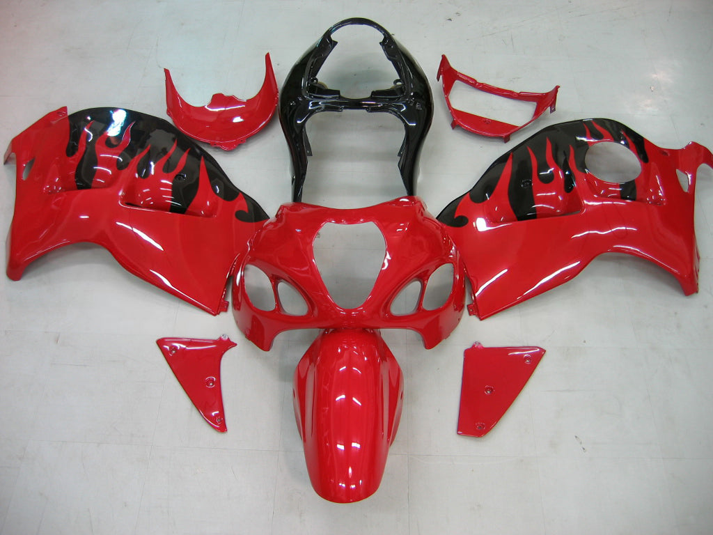 Carénages Amotopart 1999-2007 Suzuki GSX1300 Hayabusa Rouge et Noir Hayabusa Generic