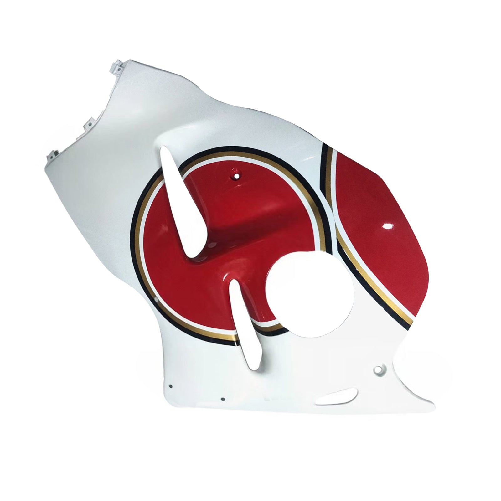 Amotopart stroomlijnkappen 1999-2007 Suzuki GSX1300 Hayabusa wit en rood Lucky Strike generiek