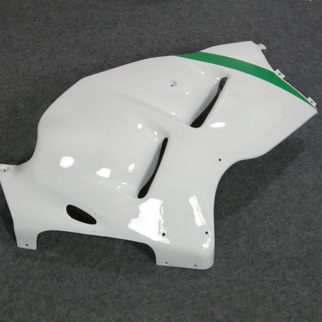 Carénages Amotopart 1999-2007 Suzuki GSX1300 Hayabusa Blanc Vert Research47 Generic