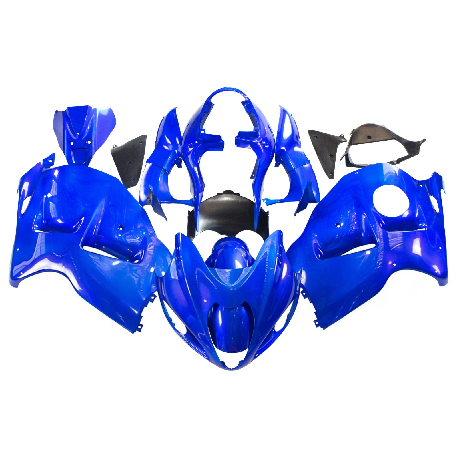 Amotopart Suzuki Hayabusa GSXR1300 1999-2007 Kit Carénage Carrosserie Plastique ABS