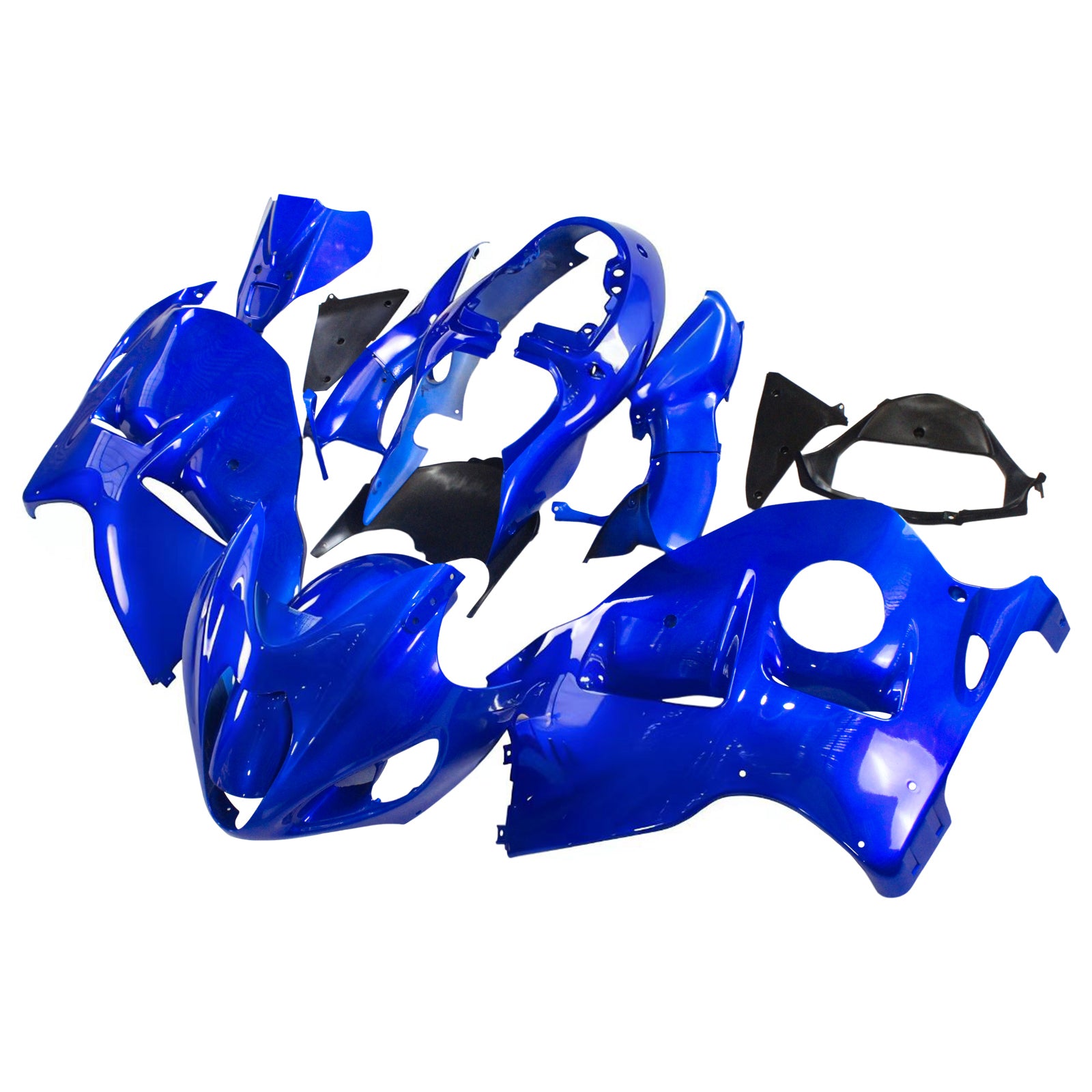 Amotopart Suzuki Hayabusa GSXR1300 1999-2007 Kit Carénage Carrosserie Plastique ABS