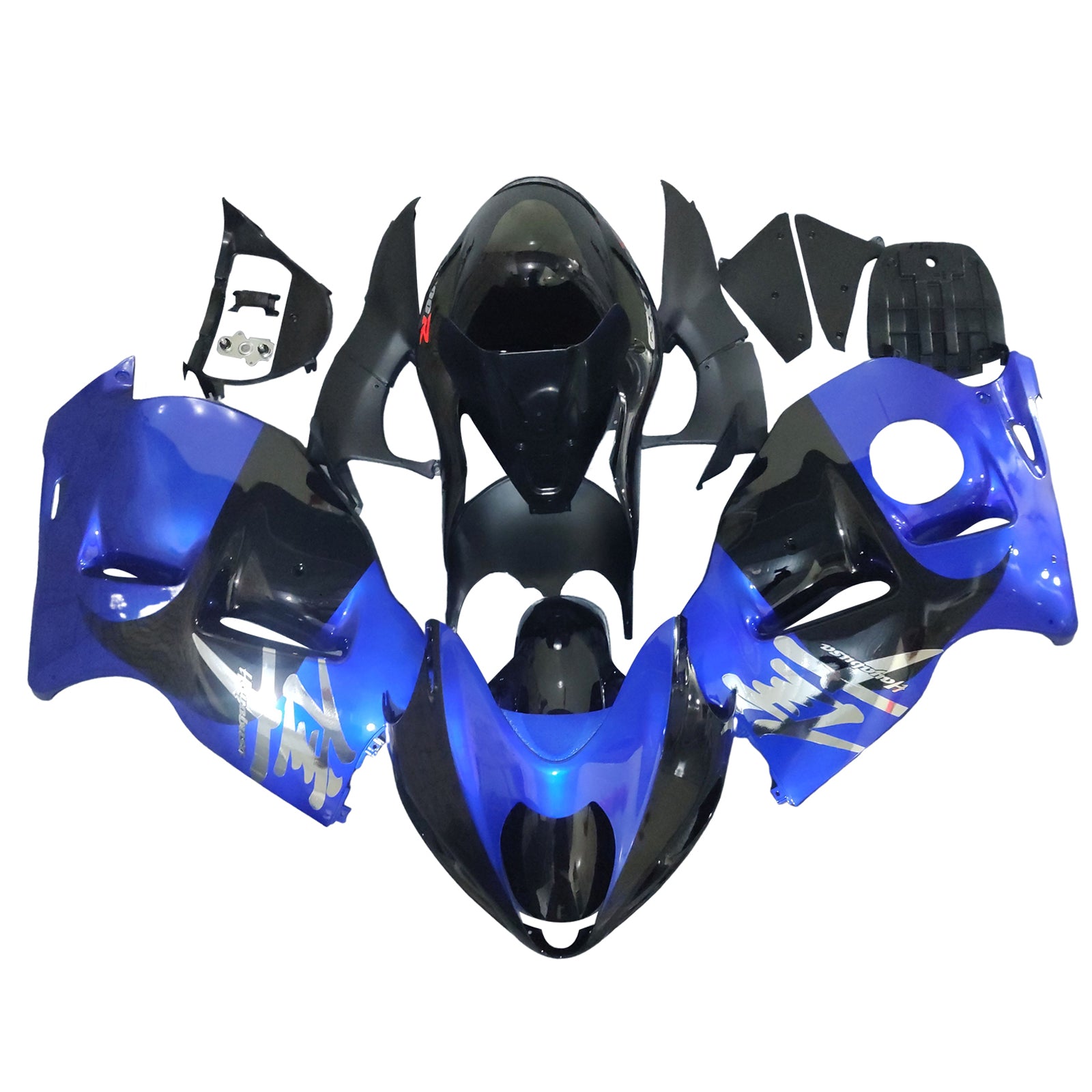 Amotopart Suzuki Hayabusa GSX1300R 1999-2007 Kit de carénage carrosserie plastique ABS
