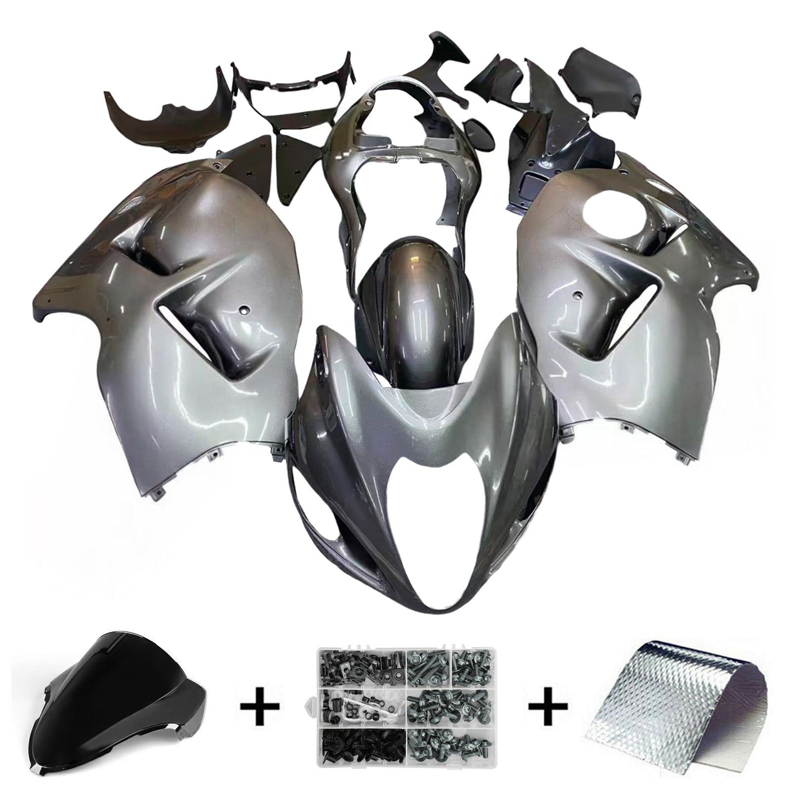 Amotopart Suzuki Hayabusa GSX1300R 1999-2007 Komplet poštenosti plastični abs