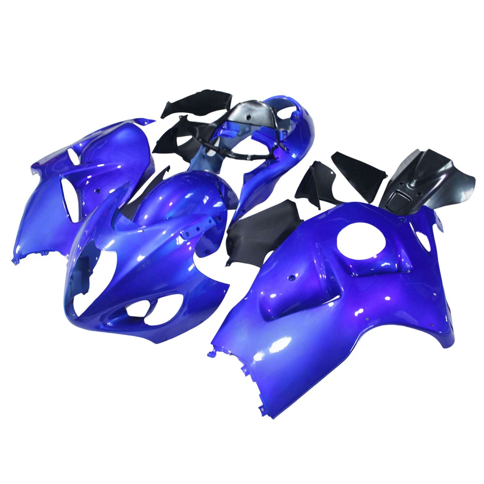 Amotopart Suzuki Hayabusa GSX1300R 1999-2007 Kit de carénage carrosserie plastique ABS
