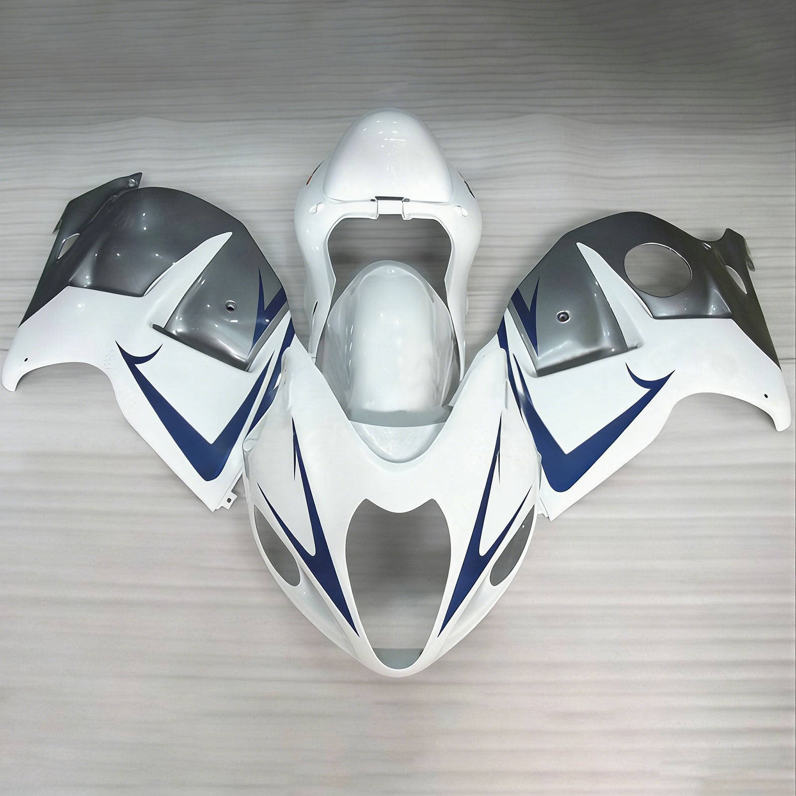 Amotopart Suzuki Hayabusa GSX1300R 1999-2007 Kit de carénage carrosserie plastique ABS