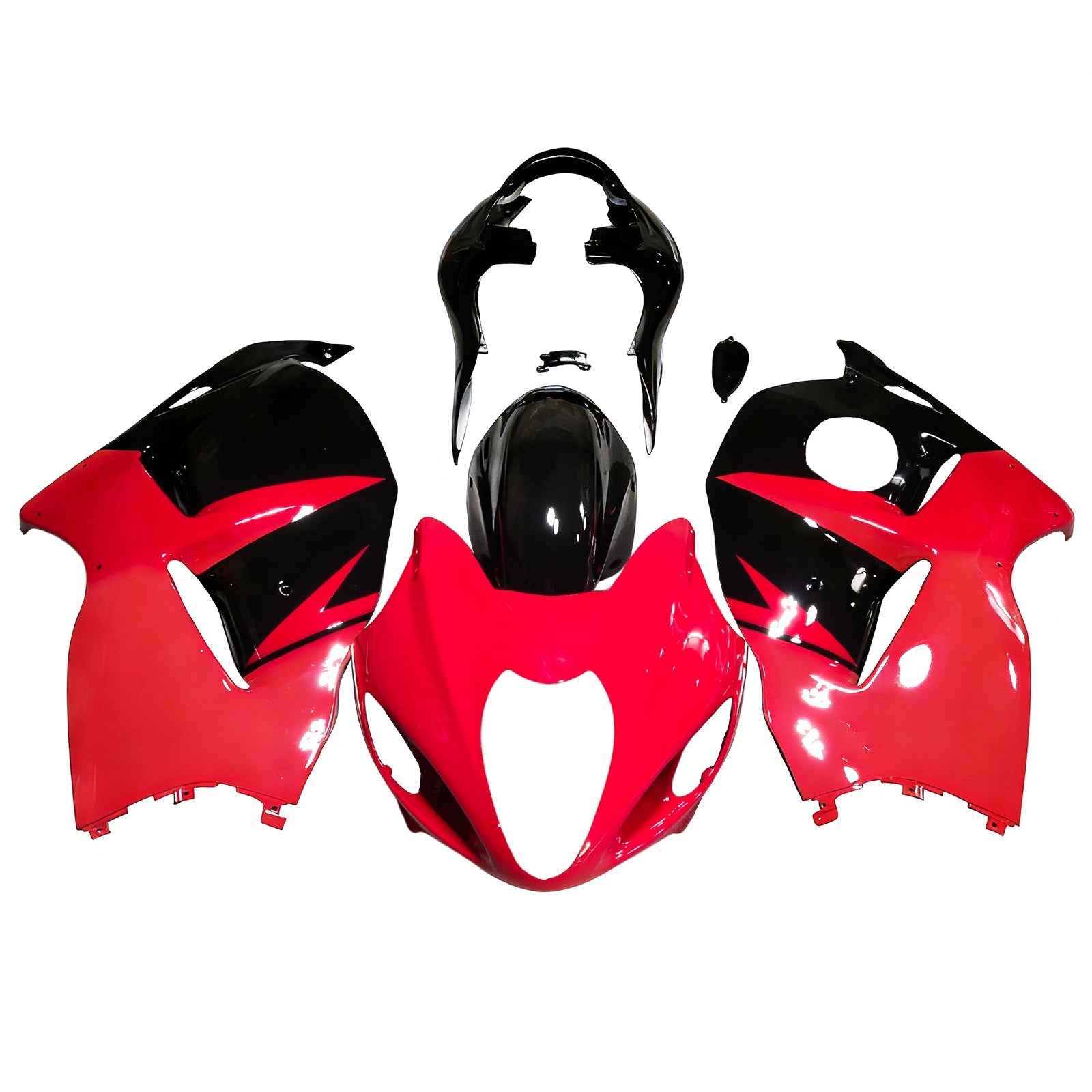 Amotopart Suzuki Hayabusa GSX1300R 1999-2007 Kit de carénage carrosserie plastique ABS