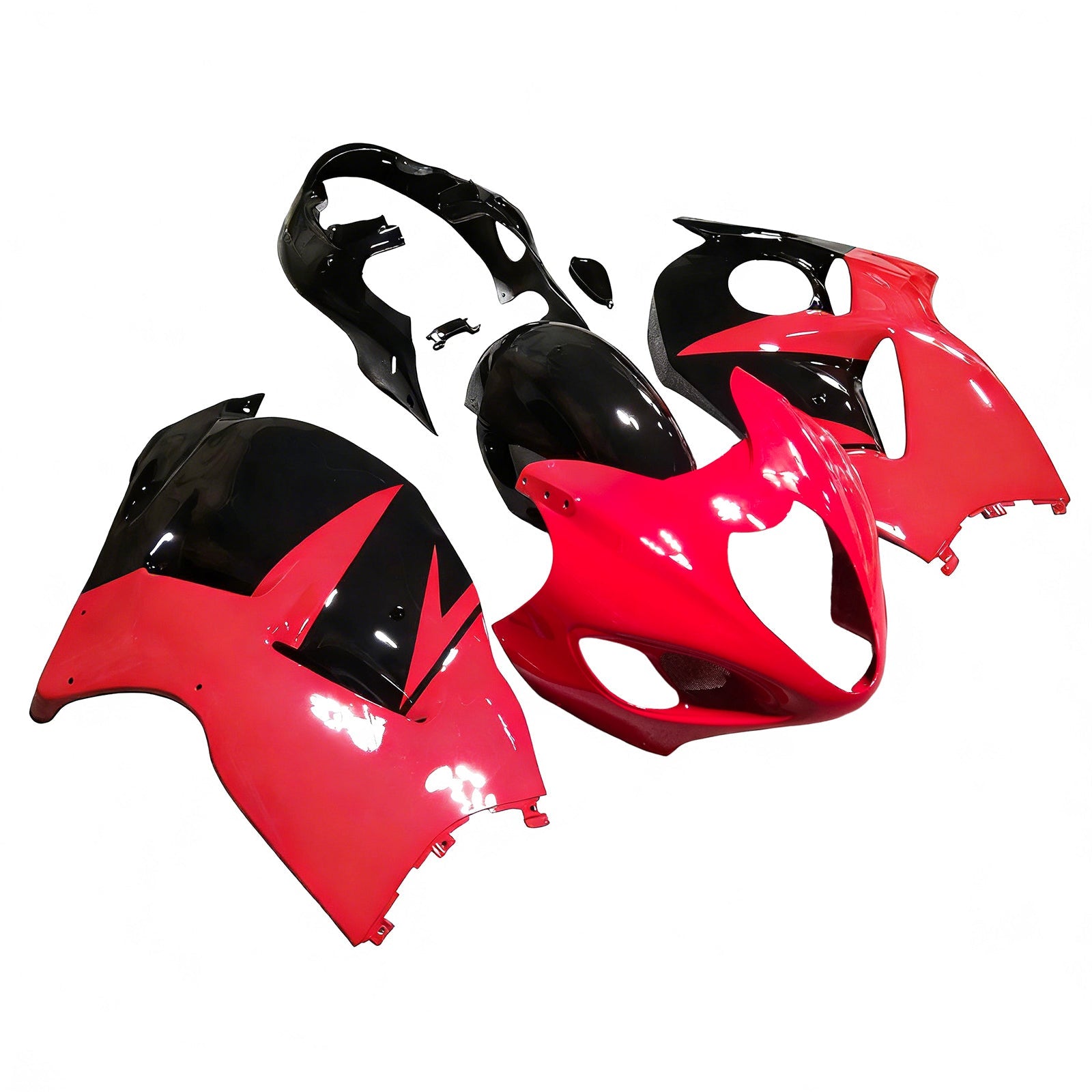 Amotopart Suzuki Hayabusa GSX1300R 1999-2007 Kit de carénage carrosserie plastique ABS