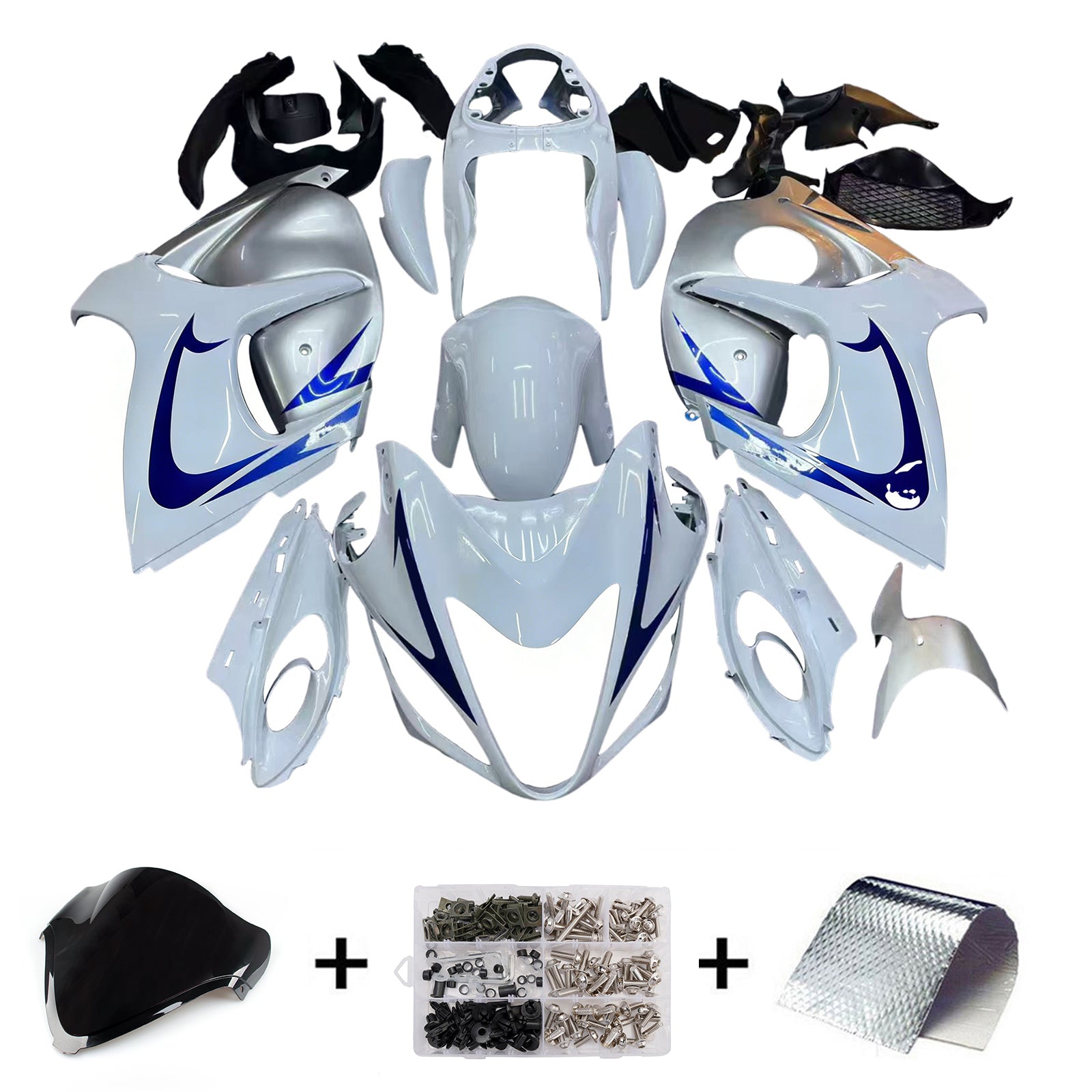 2008-2020 Suzuki Hayabusa GSX1300R ABS muovinen korin ruiskutussuojasarja