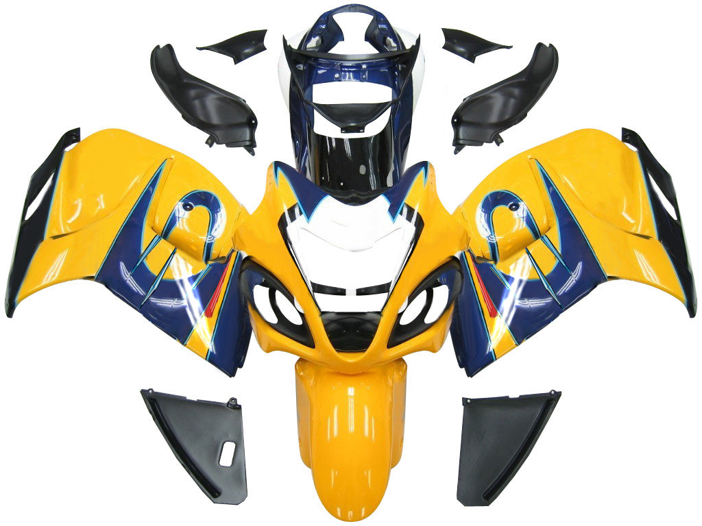 Carene Amotopart 2008-2020 Suzuki GSX 1300 Hayabusa Giallo Blu Alstare Corona Generico