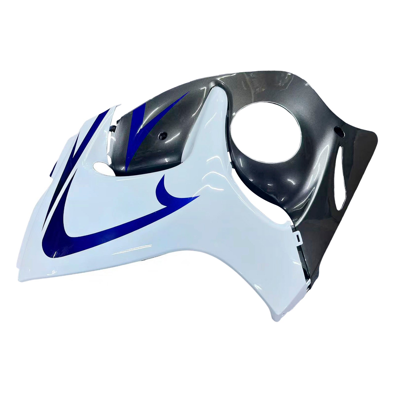 Carene Amotopart 2008-2020 Suzuki GSX 1300 Hayabusa Bianco Grigio Blu Generico