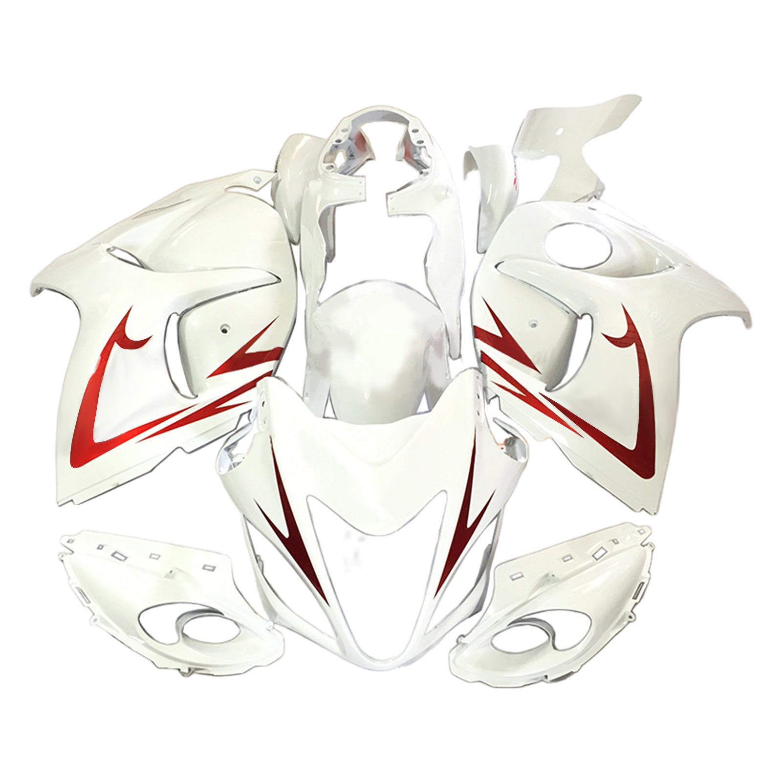 Amotopart Suzuki Hayabusa GSX1300R 2008-2020 ABS muovinen korin suojasarja