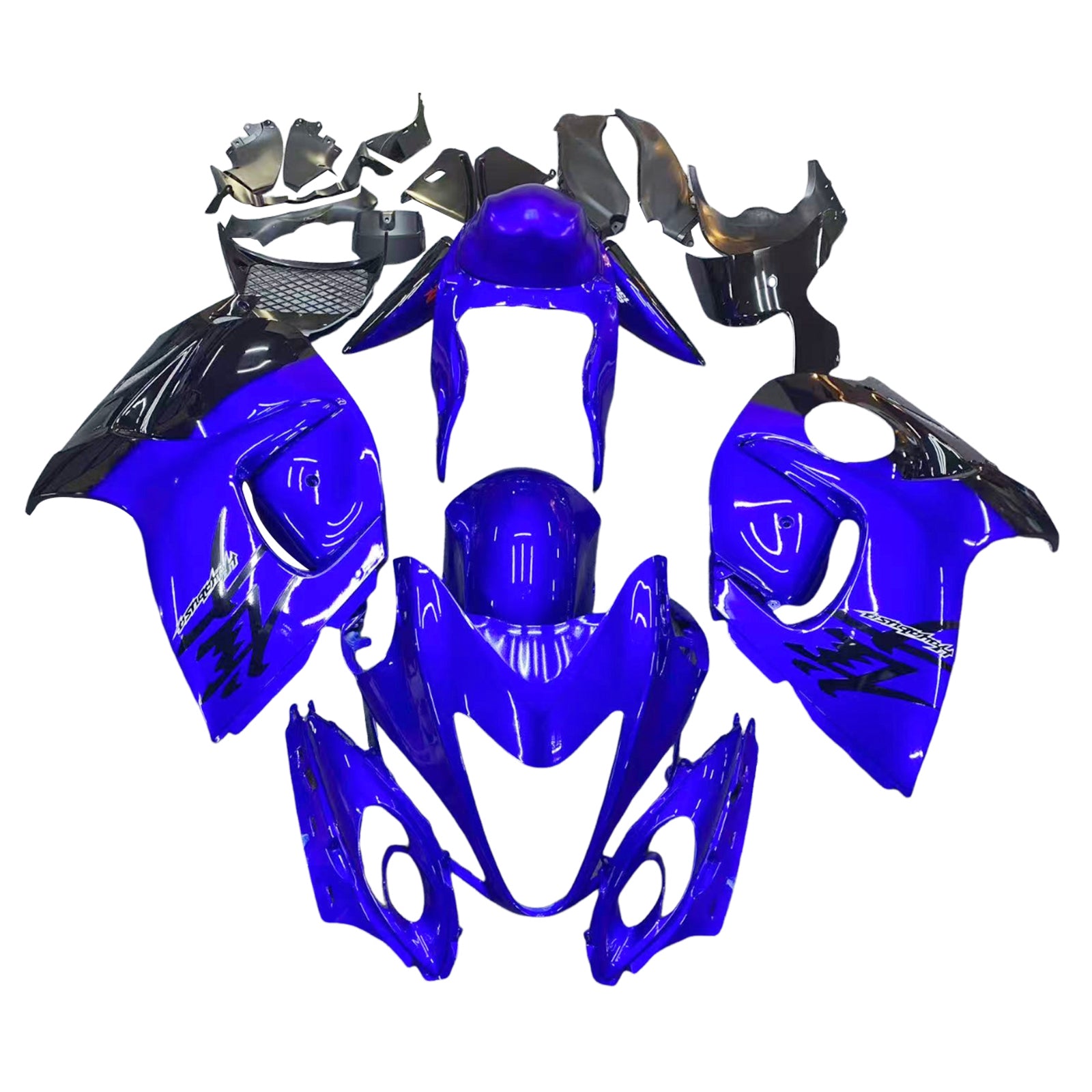 Amotopart Suzuki Hayabusa GSX1300R 2008-2020 Kit de carénage carrosserie plastique ABS