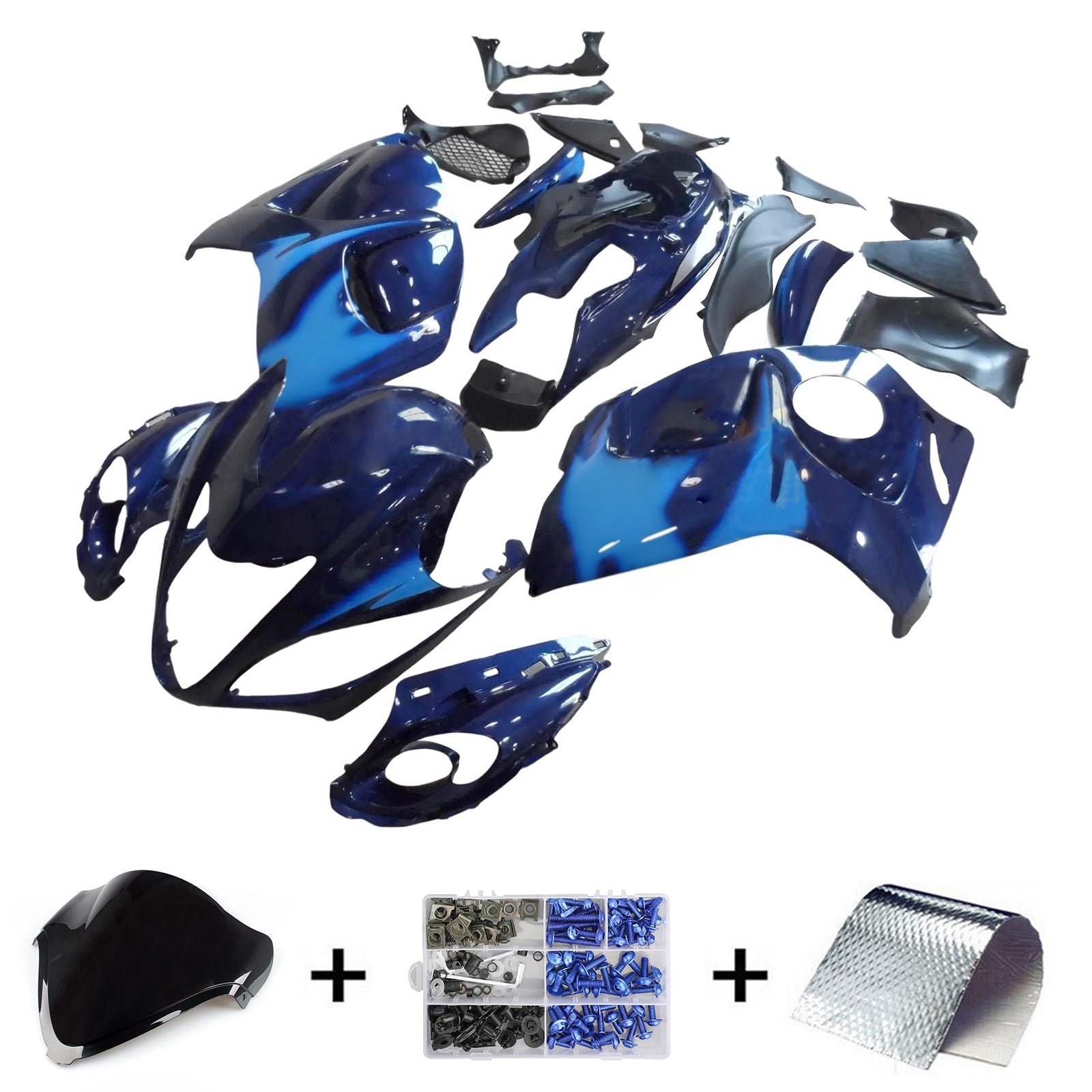 2008-2020 SUZUKI HAYABUSA GSX1300R Kit di iniezione del corpo in plastica