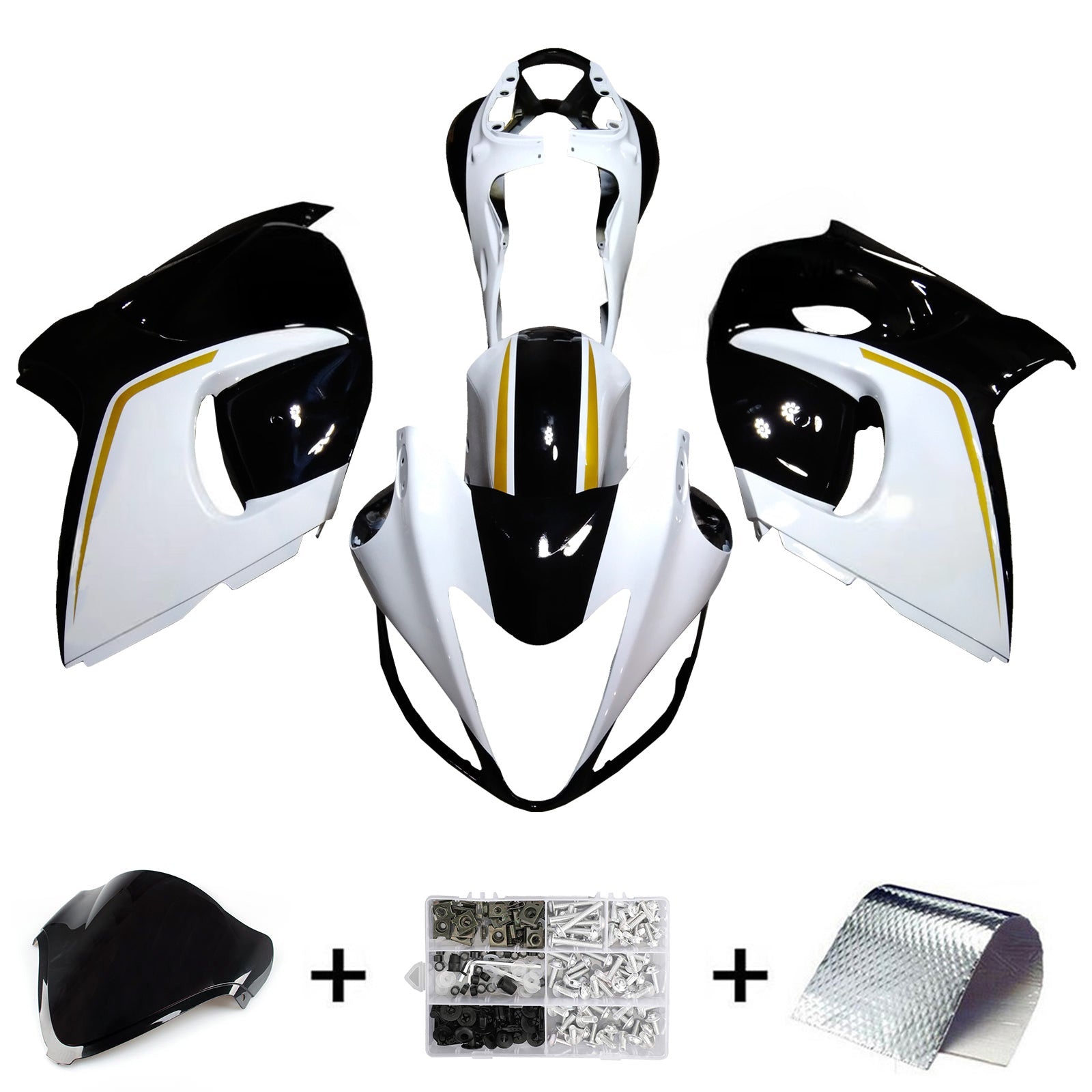 2008-2020 Suzuki Hayabusa GSX1300R Kit de inyección de cuerpo de plástico