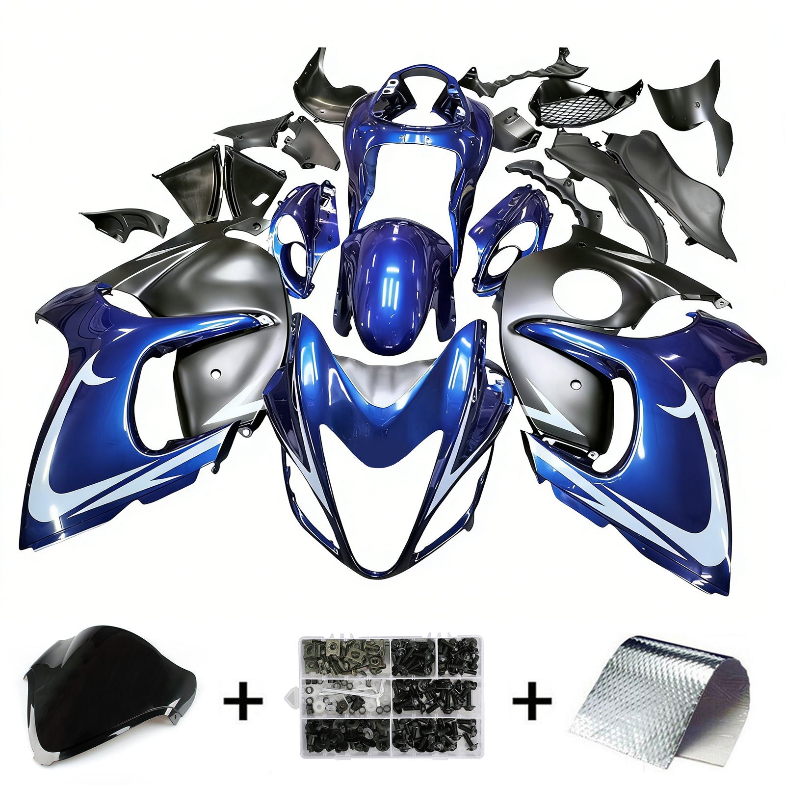 Suzuki Hayabusa GSX1300R 2008-2020 Kit de carenado de inyección, carrocería de plástico ABS