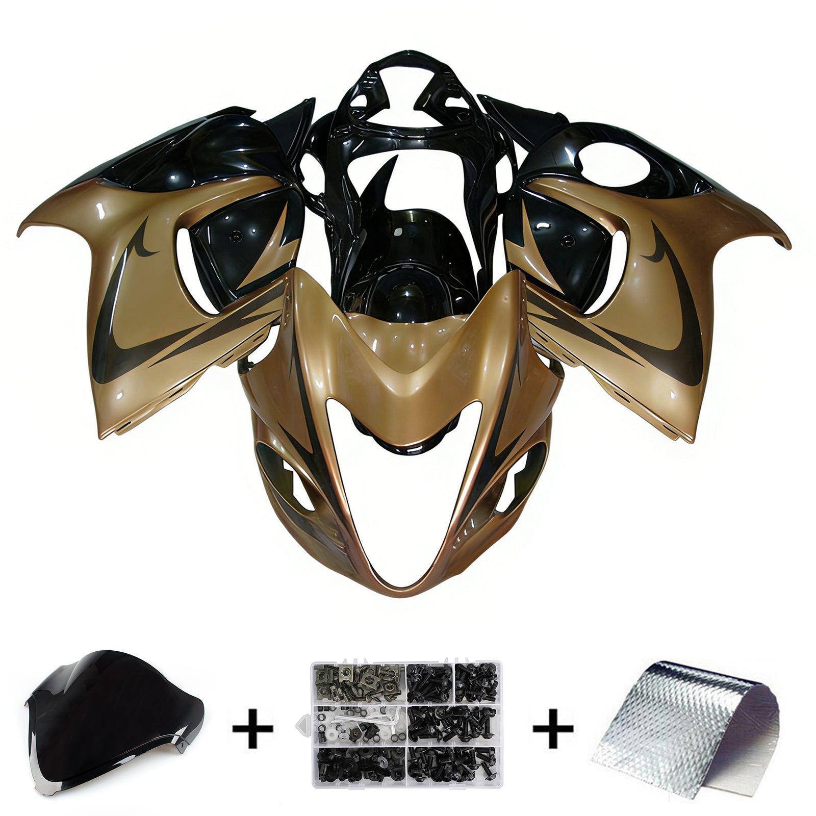 Kit de carénage d'injection Suzuki Hayabusa GSX1300R 2008-2020, carrosserie en plastique ABS