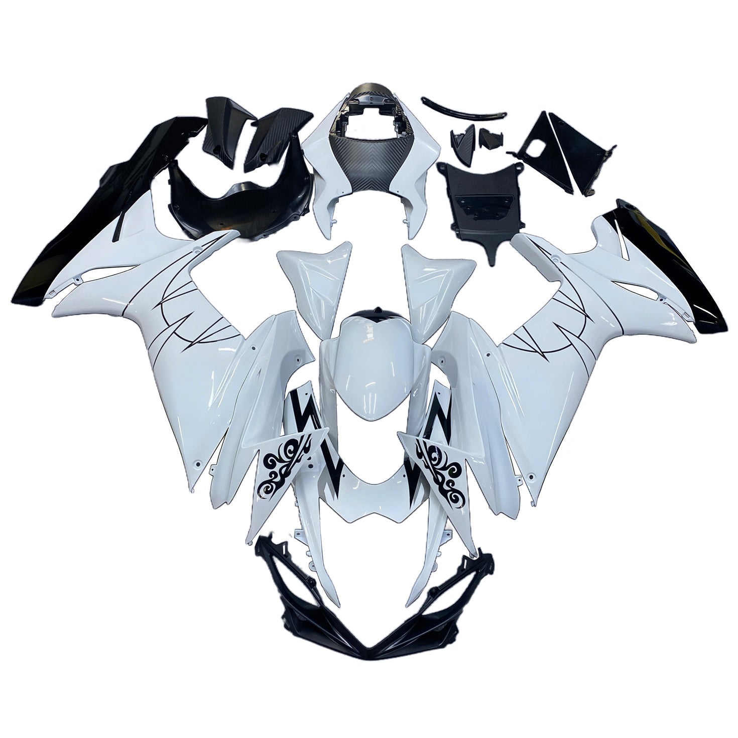 FAX ABS Plastic Carrosserie Injectie Kuip Kit Voor Suzuki GSXR 600/750 2011-2025 K11