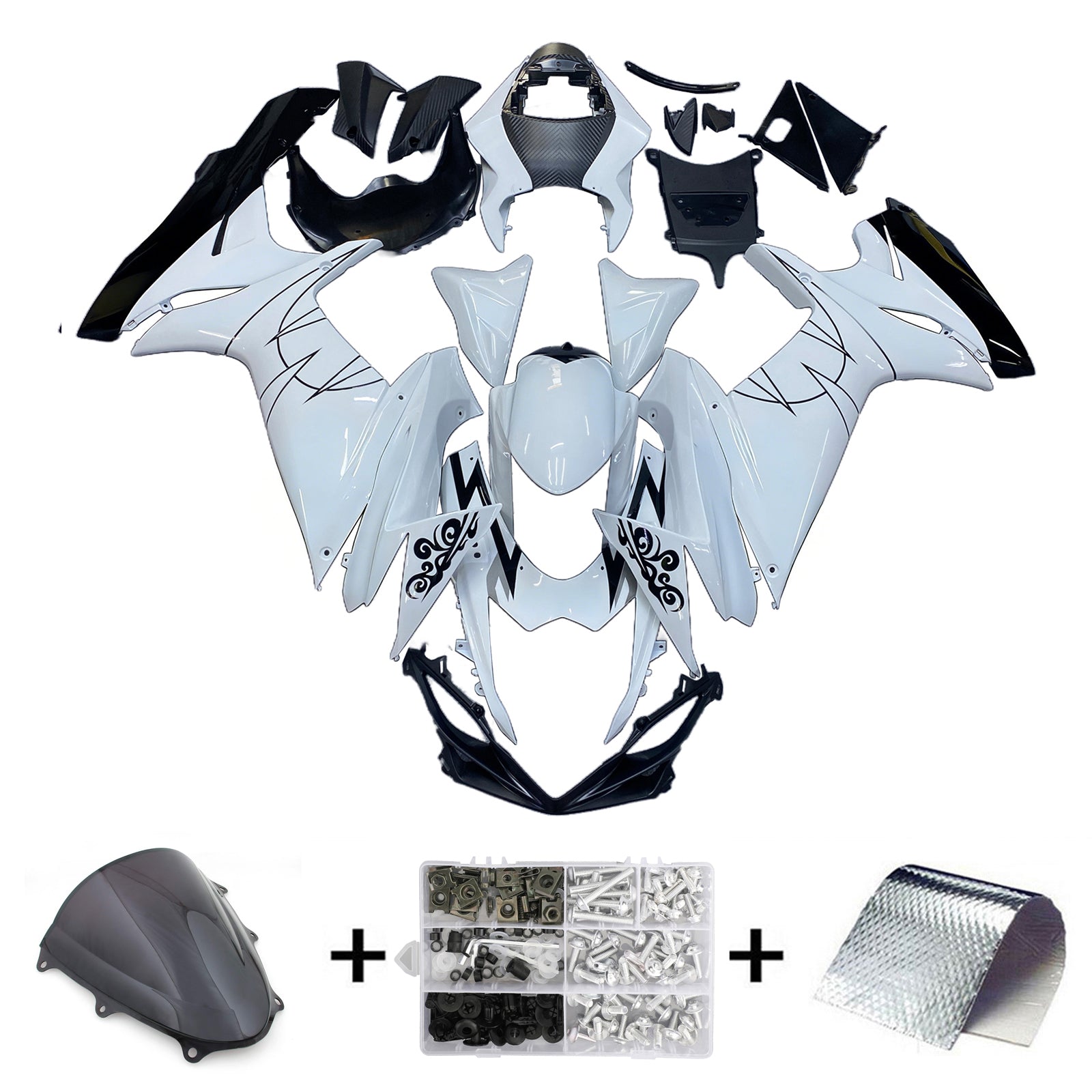 FAX ABS Plastic Carrosserie Injectie Kuip Kit Voor Suzuki GSXR 600/750 2011-2025 K11