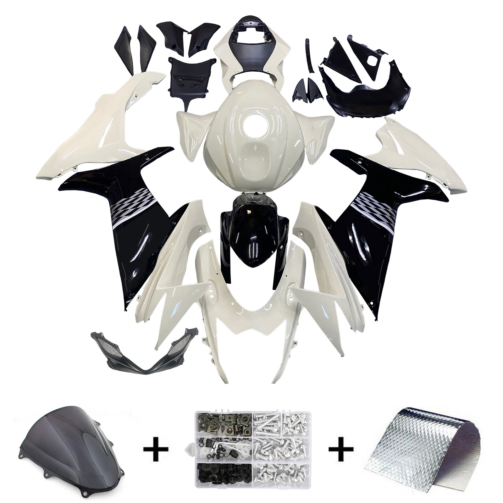 Kit de carenado de inyección de carrocería de plástico ABS FAX para Suzuki GSXR 600/750 2011-2025 K11
