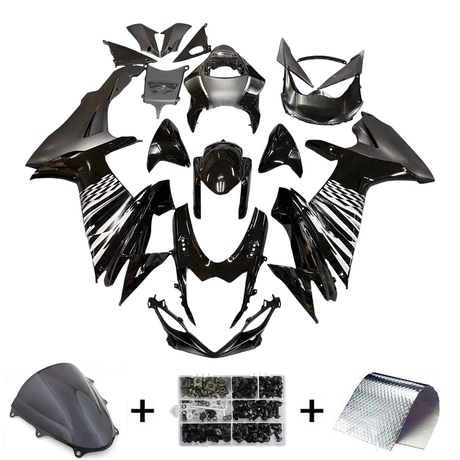 Zestaw owiewek wtryskowych z tworzywa sztucznego ABS do Suzuki GSXR 600/750 2011-2025 K11
