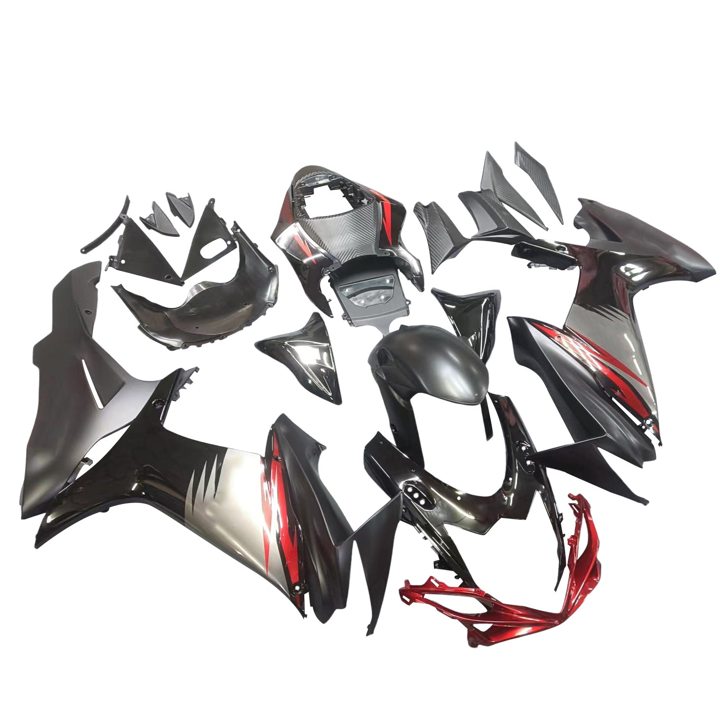 FAX ABS muovinen korin ruiskutussuojasarja Suzuki GSXR 600/750 2011-2025 K11