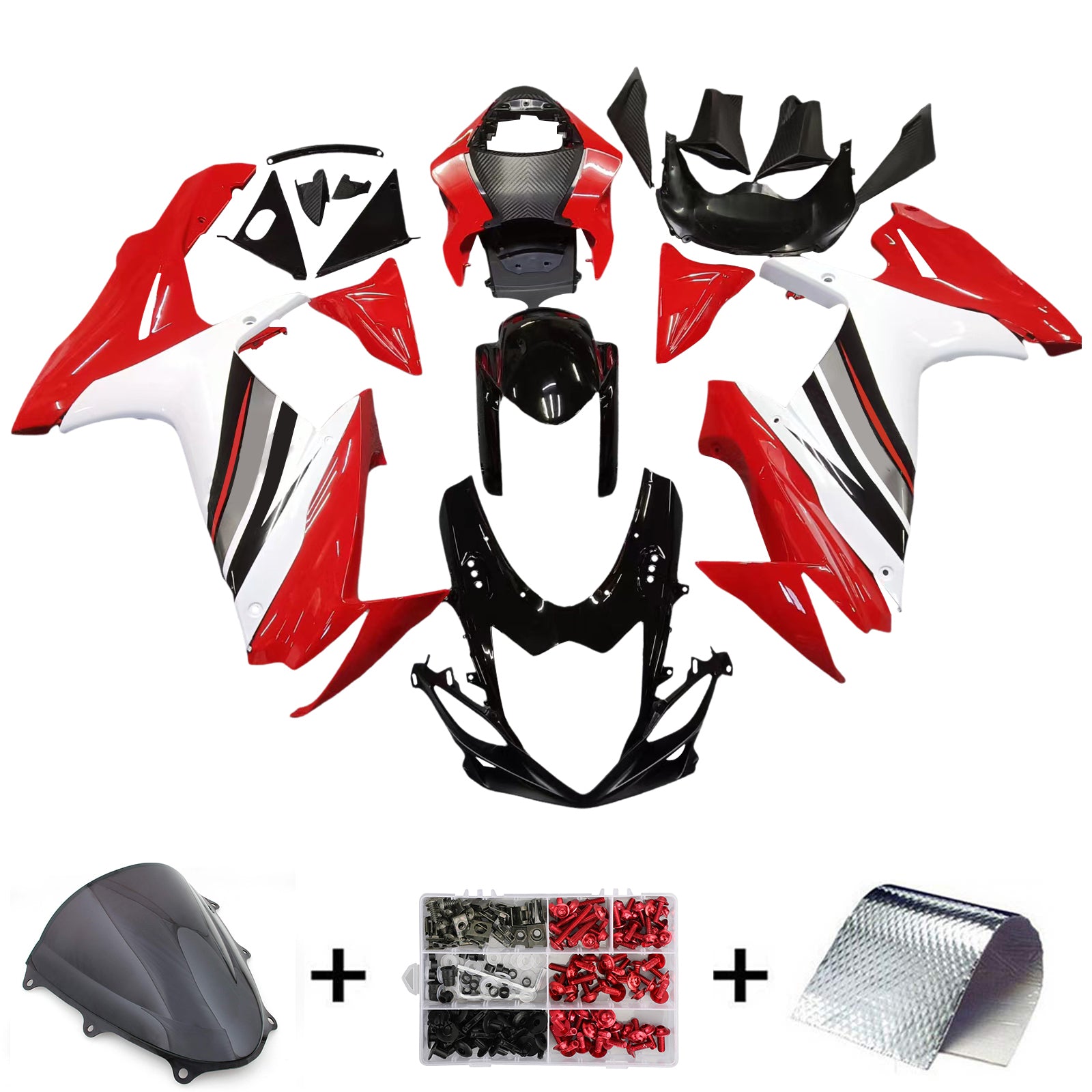FAX ABS Plastic Carrosserie Injectie Kuip Kit Voor Suzuki GSXR 600/750 2011-2025 K11