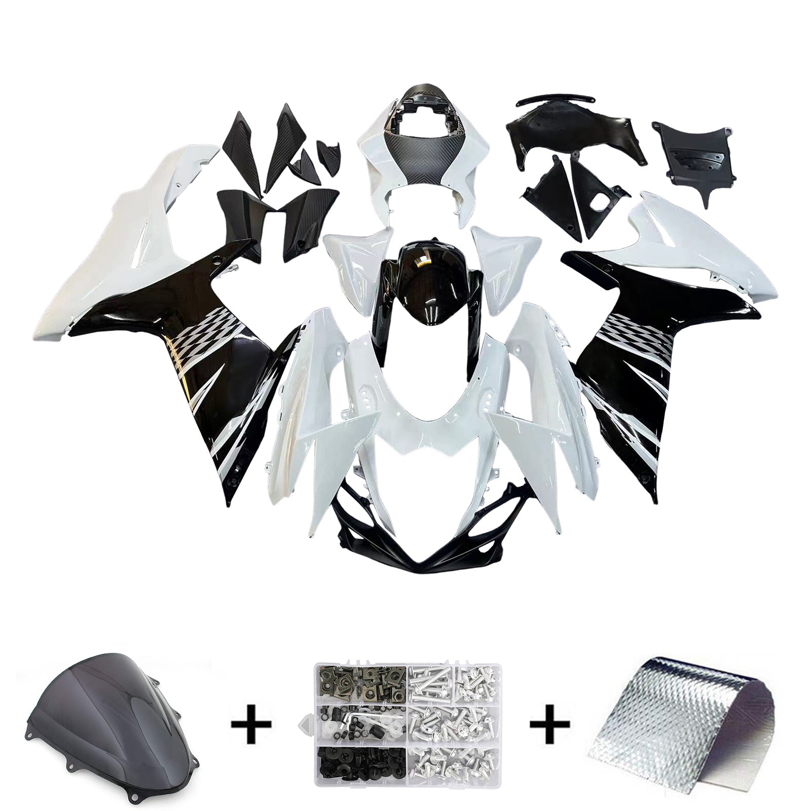 Zestaw owiewek wtryskowych z tworzywa sztucznego ABS do Suzuki GSXR 600/750 2011-2025 K11