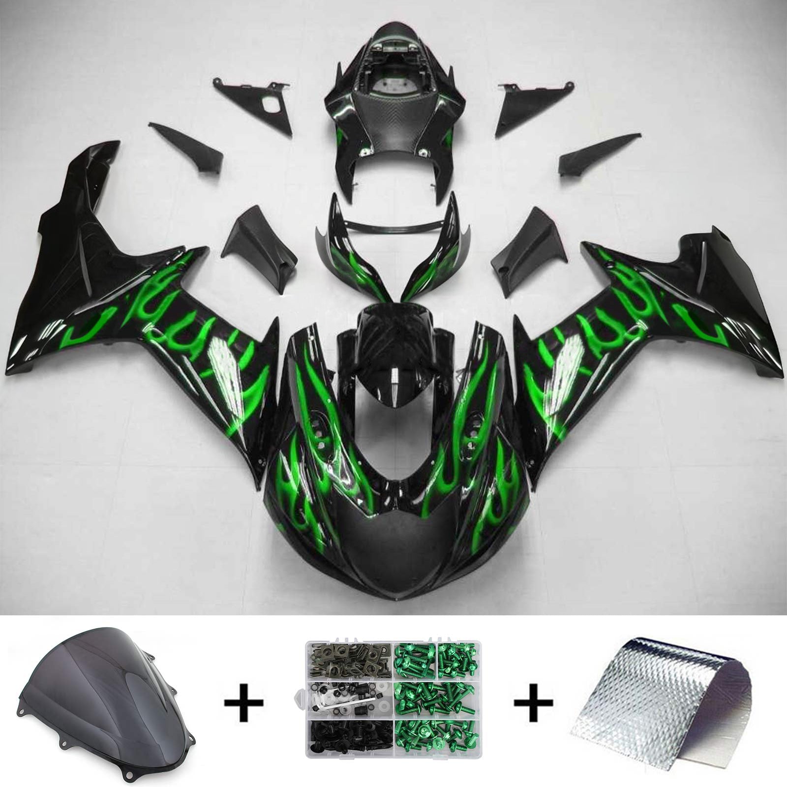 Amotopart Suzuki GSXR 600/750 2011-2025 K11 kuip carrosseriekit ABS kunststof