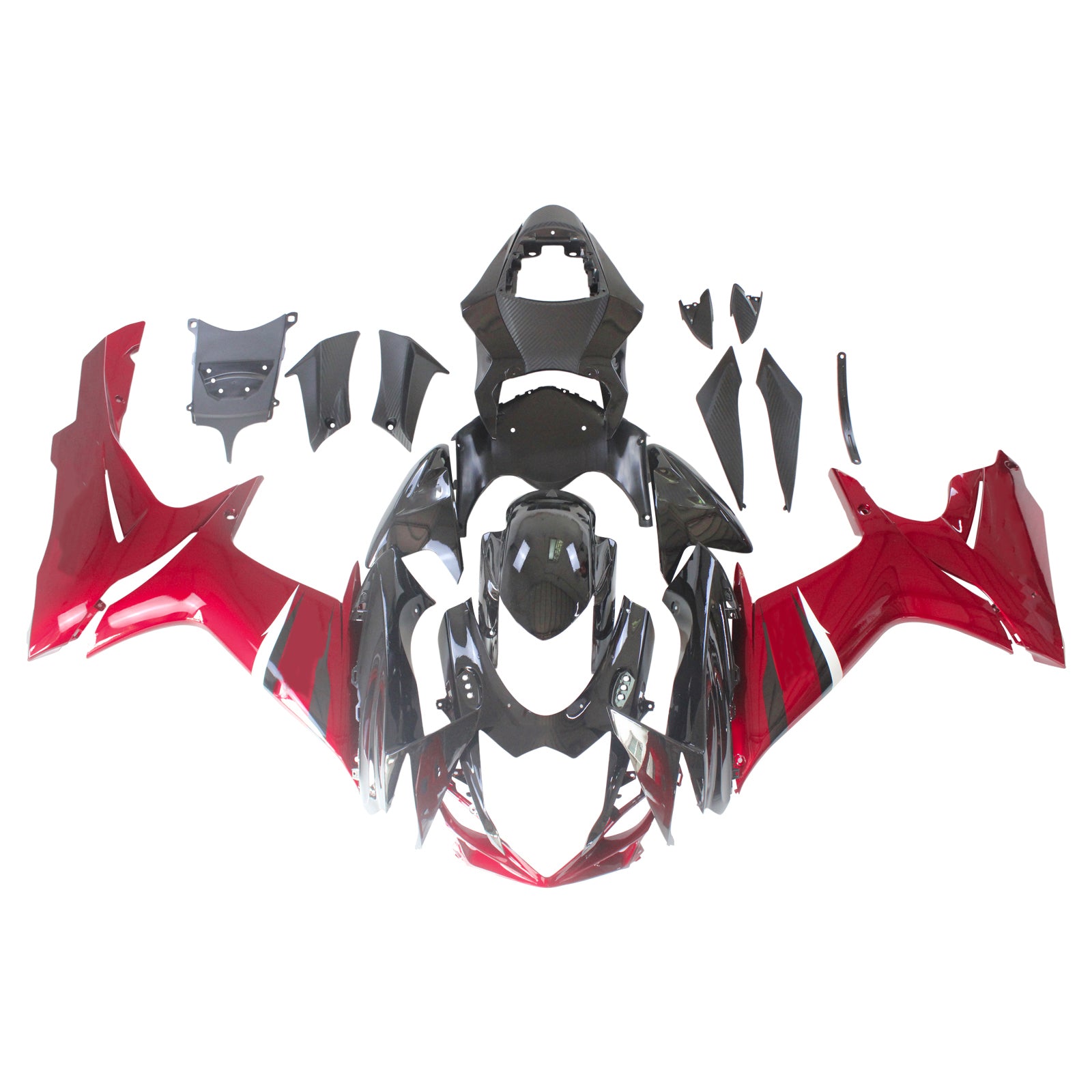 Amotopart Suzuki GSXR 600/750 2011-2025 K11 Carénage Kit Carrosserie Plastique ABS