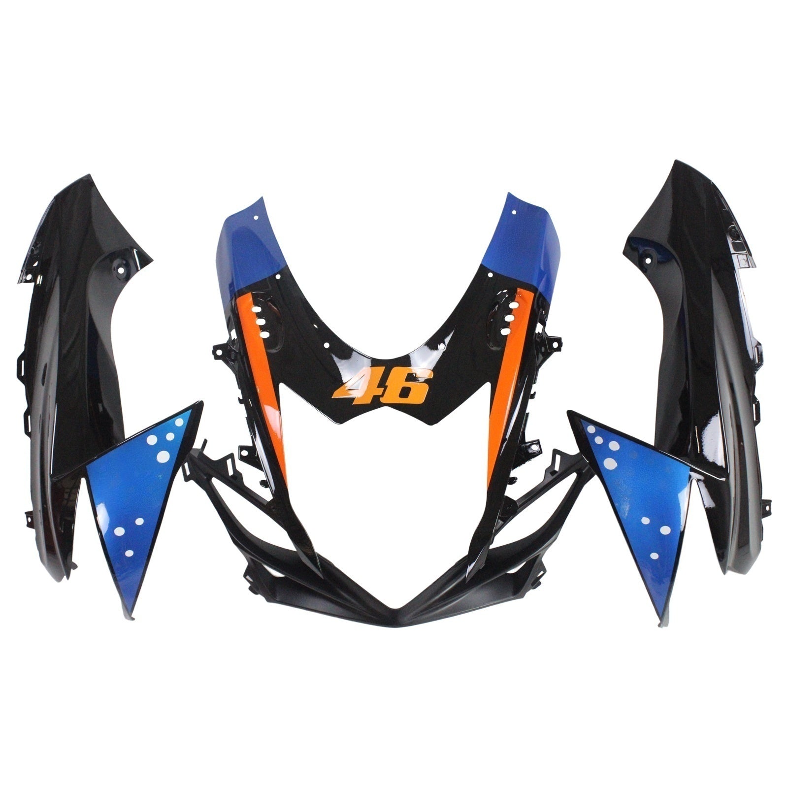 Amotopart Suzuki GSXR 600/750 2011-2025 K11 Carénage Kit Carrosserie Plastique ABS