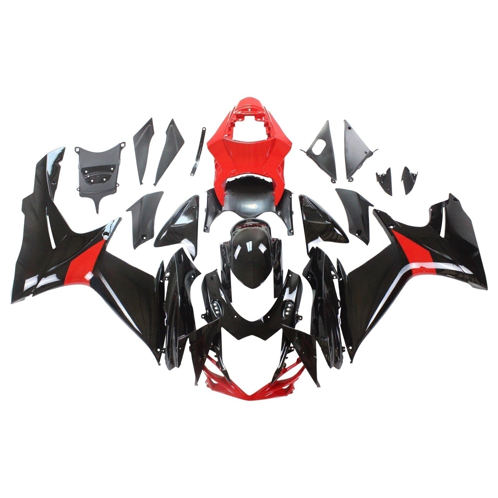 Amotopart Suzuki GSXR 600/750 2011-2025 K11 Carénage Kit Carrosserie Plastique ABS