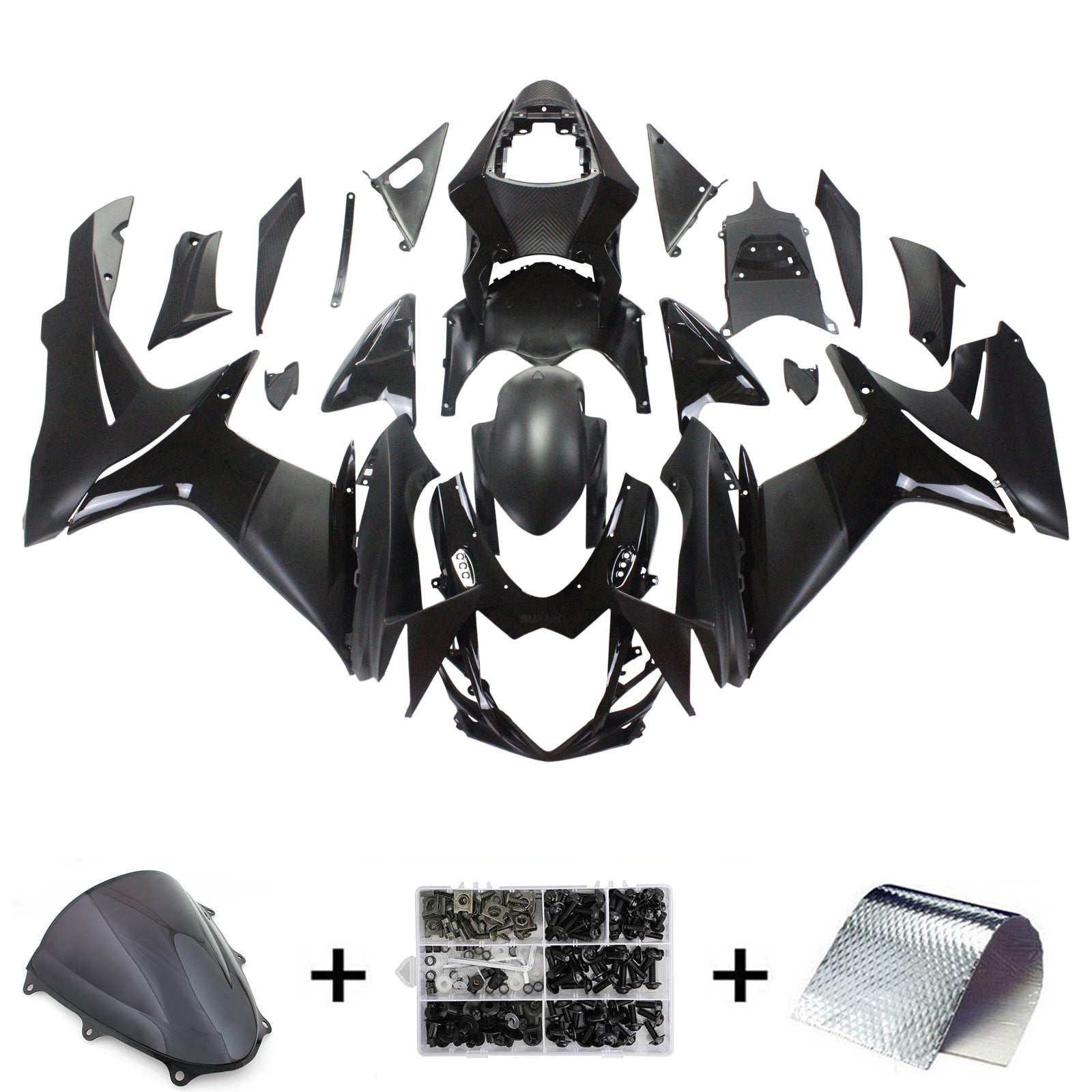Amotopart Suzuki GSXR 600/750 2011-2025 K11 Komplet oklepa karoserije ABS plastika