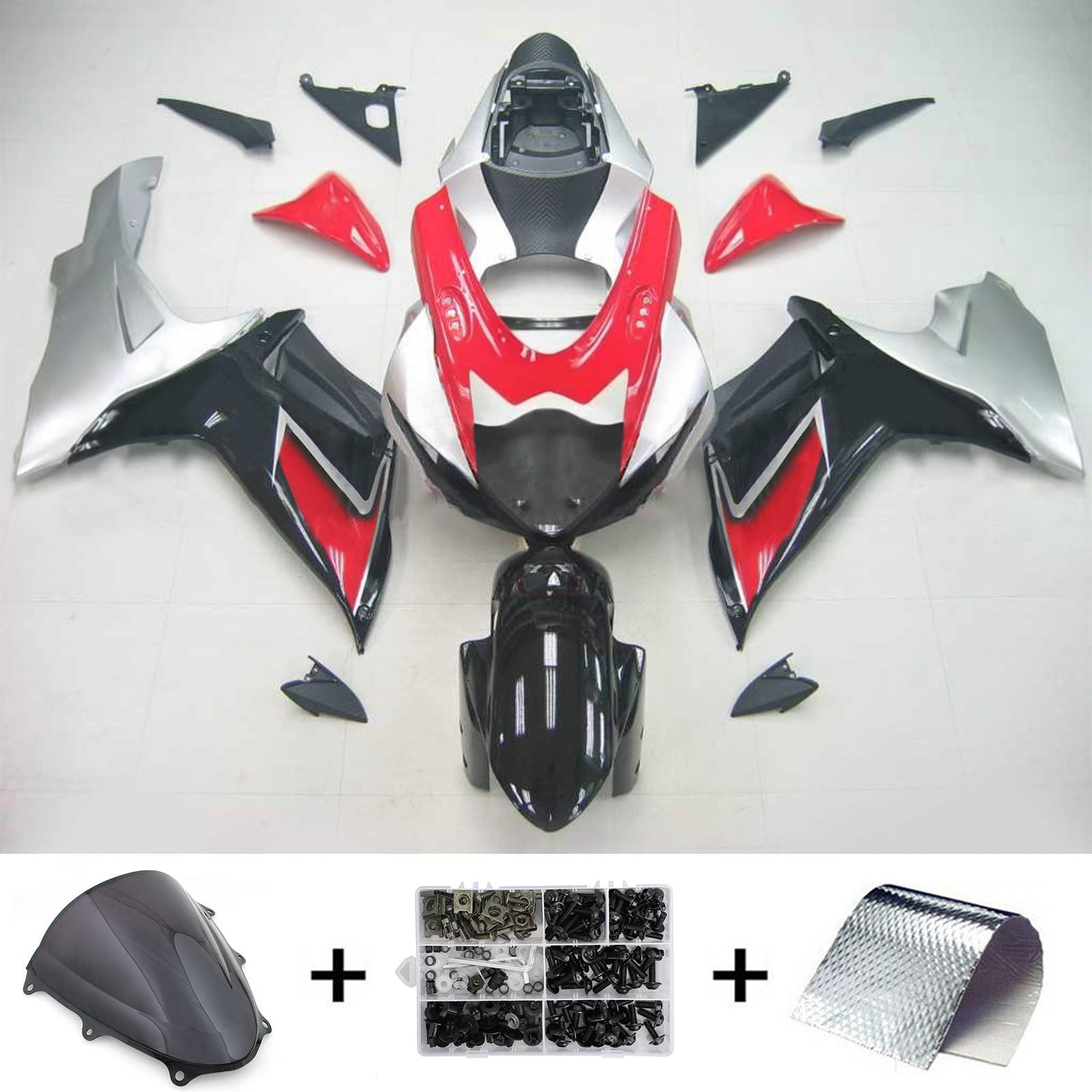 Amotopart Suzuki GSXR 600/750 2011-2025 K11 kuip carrosseriekit ABS kunststof
